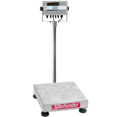 Ohaus D51XW100WL4 Defender 5000XW Extreme Square Washdown Scales, 250lb x 0.2lb
