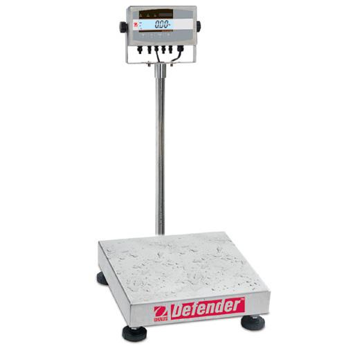 Ohaus D51XW250WX4 Defender 5000XW Extreme Square Washdown Scales, 500lb x 0.05lb