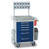 Detecto RC333369BLU-L Rescue Anesthesiology Carts 6 Drawers (Blue)