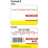 Ishida 47733 Format 2 - 1 Name Line and 2 Ingredient Lines 12 Rolls