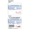 Ishida 47736 Format 4 pre-printed Safe Handling - 1 Name Line and 2 Ingredient Lines 12 Rolls