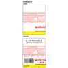 Ishida 47745 Format 8 pre-printed Safe Handling - 1 Name Line and 6 Ingredient Lines 12 Rolls