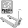 Ravas 520-Stainless-Frame-27 Stainless Steel Frame 48 x 27 x 3.25 inch - Must Order With Scale