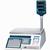CAS LP-1000NP Label Printing Scale with Pole Legal for Trade, 30 x 0.01 lb