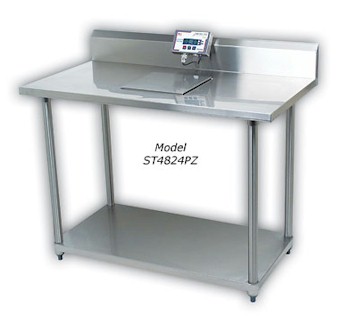 Detecto ST-Series Stainless Steel Prep Tables