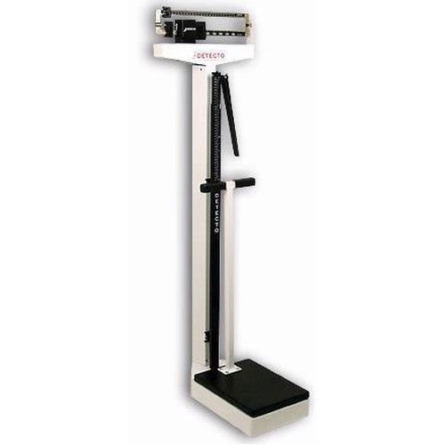 Detecto 2491 Mechanical Eye-Level Physician Scale With Height Rod and Handpost 200 kg x 100 g