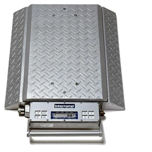 Intercomp PT300DW 100098-RFE (Double Wide) Wheel Load Scales with 868 MHz Wireless, 10000 x 5 lb