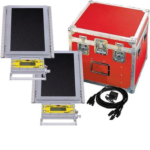 Intercomp LP600 170101-RF Wireless Low Profile Wheel Load Scale System with Handheld (2 Scales), 2-20K-40000 x 50 lb
