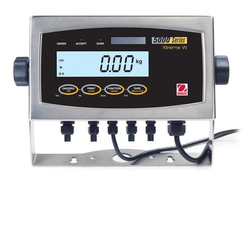 Ohaus T51XW Indicator With Stainless Steel Housing, 1 tp 999,950kg/Ib