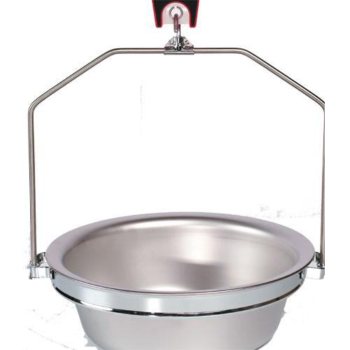 Chatillon SPK-SCALE-AS AS Pan Assembly, stainless steel pan, bow and ring  for CCR Hanging Scale ,Capacity 44lb