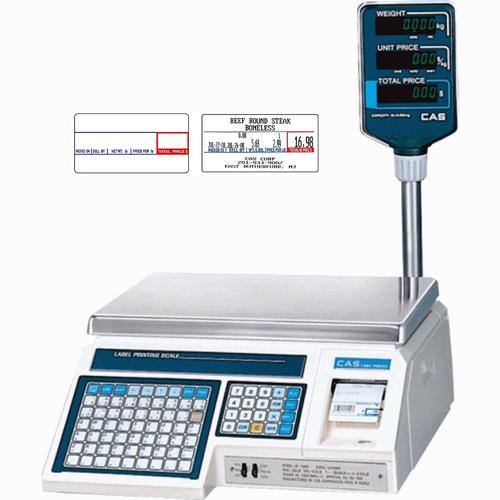 CAS LP-1000NP Pole Scale NTEP, 30 x 0.01 lb w/1 case LST-8000 Labels, 58 x 30 mm