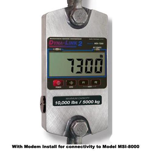 MSI 503381-0006 MSI-7300 Dyna-Link 2  Dynamometer   with wireless connectivity 50,000 x 20 lb
