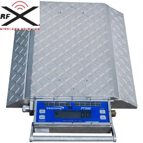 Intercomp 181503-RFX - PT300DW (Double Wide) Wheel Load Scales with Solar Panels, 20,000 x 20 lb
