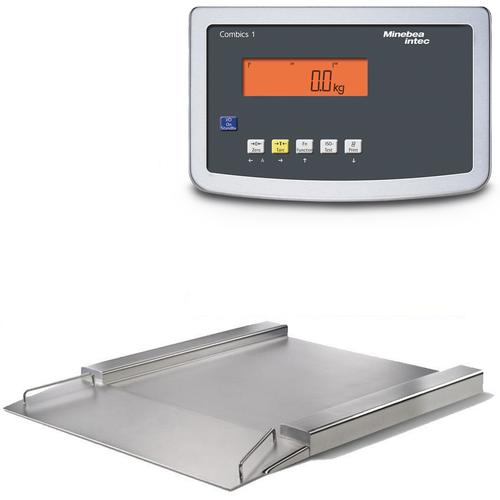 Minebea IFS4-1000RRK IF  Stainless Steel Combics 1 Flat-Bed Scale With Indicator 59.1 x 59.1 - 2220 X 0.1 lb
