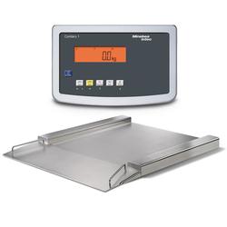 Minebea IFP4-150GGK IF Painted Steel Combics 1 Flat-Bed Scales With Indicator 23.6 x 23.6, 330 x 0.01 lb