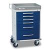 Detecto RC33669BLU Rescue Anesthesiology Carts 5 Drawers (Blue)