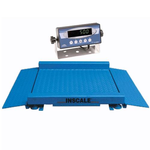 Inscale 55-2 Legal for Trade 5 x 5 ft Drum Scale, 2000 lb x 0.5 lb