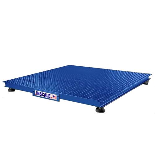 Inscale 44-5 Low Profile 4 x 4 Legal for Trade Floor Scale,, 5000 lb x 1 lb