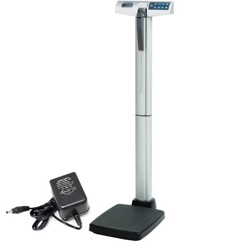 Health-O-Meter 500KLAD Eye-Level Physician Scales with AC Adapter, 500 x 0.2 lb