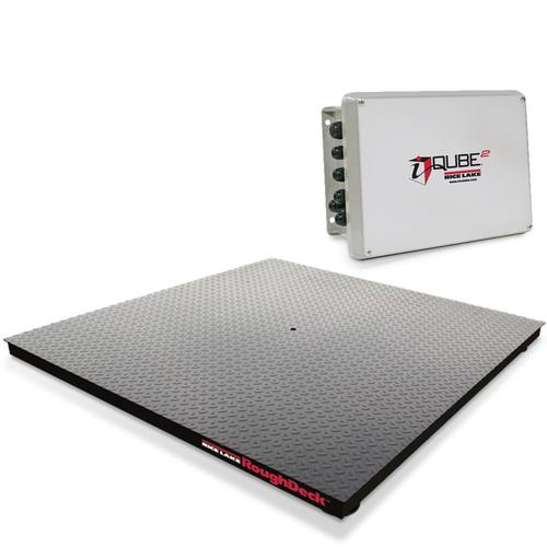 Rice Lake Roughdeck and iQUBE²® System Low-Profile Floor Scales
