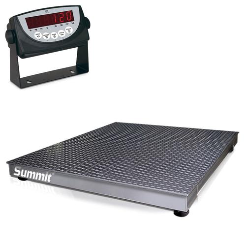 Rice Lake 78772 Summit 4 x 4 LED Floor Scale Legal for Trade 5000 x 1 lb