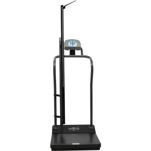Health-O-Meter 3001KL-AMHR Antimicrobial Digital Platform Scale with Height Rod 1000 x 0.2 lb