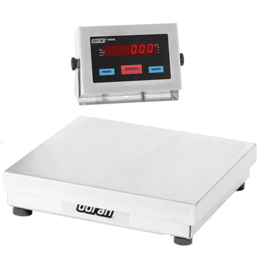 Doran 7250XL/18S Legal For Trade Bench Scale with 18 x 18 inch Base 250 x 0.05 lb