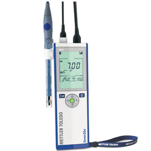 Mettler Toledo® S2-Light Seven2Go pH/mV Portable Meter with inLab Versatile Pro
