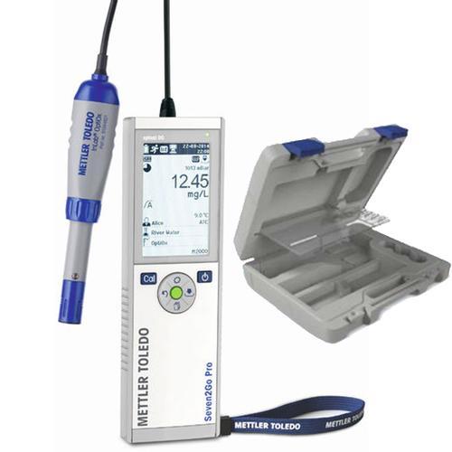 Mettler Toledo® S9 Seven2Go S9-Basic Dissolved Oxygen portable meter kit with InLab OptiOx-ISM IP67, BOD adapter and uGo carrying case 0.00 to 50 mg/L (ppm)