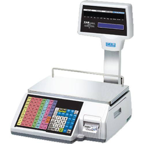 CAS CL5500R-60(NE) Pole Legal for Trade Label Printing Scale 30 x 0.01 lbs and 60 x 0.02 lbs