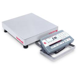 Ohaus D52P12RQR5 Defender 5000 12 x 12 Low Profile Bench Scale 25 x 0.001  lb and Legal for Trade 25 x 0.005 lb