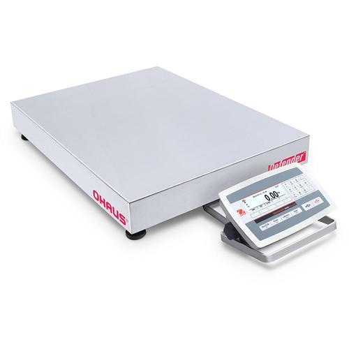 Ohaus D52XW50RQL5 Defender 5000 Low Profile 18 x 18 Stainless Steel Bench Scale 100 x 0.005 lb and Legal for Trade 100 x 0.02 lb