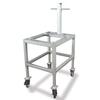 Rice Lake 190205 Stainless Steel MSC Mobile Scale Cart for 12 x 18 Benchmark