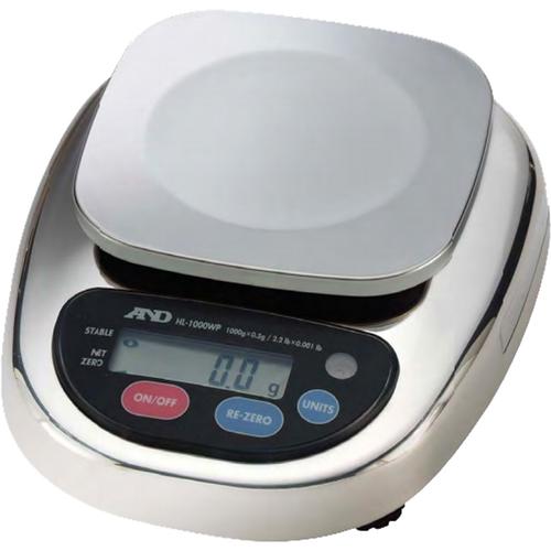 AND Weighing HL-1000WP Waterproof Scale, 1000 x 0.5 g
