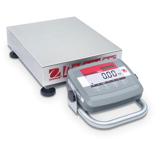 Ohaus D31P15BR5 Defender 3000  Economical 12 x 14 Low Profile Bench Scale 33 x 0.005 lb and Legal for Trade 30 x 0.01 lb
