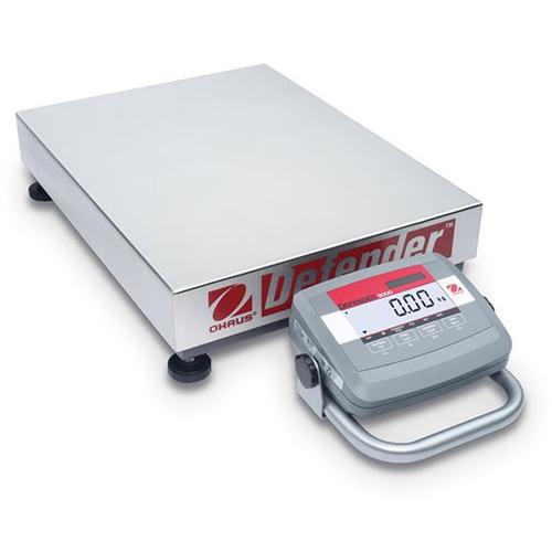 Ohaus D31P60BL5 Defender 3000  Economical 16.5 x 21.6 Low Profile Bench Scale 132 x 0.02 lb and Legal for Trade 132 x 0.05 lb
