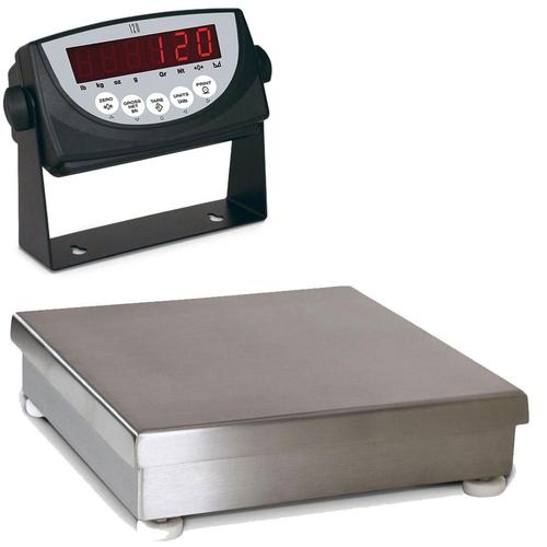 Rice Lake 120-18575 BenchMark SL 10 x 10 in Stainless Steel Bench Scale 2 x 0.0004 lb