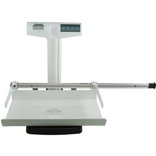 HealthOMeter 522KL-HR Digital Pediatric Scale with Mechanical Height Rod 20 lb 0.2 oz and 50 lb x 0.5 oz
