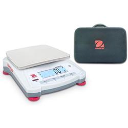 Ohaus Navigator with Touchless Sensors Portable Balance 1200 x 0.1 g with Carrying Case