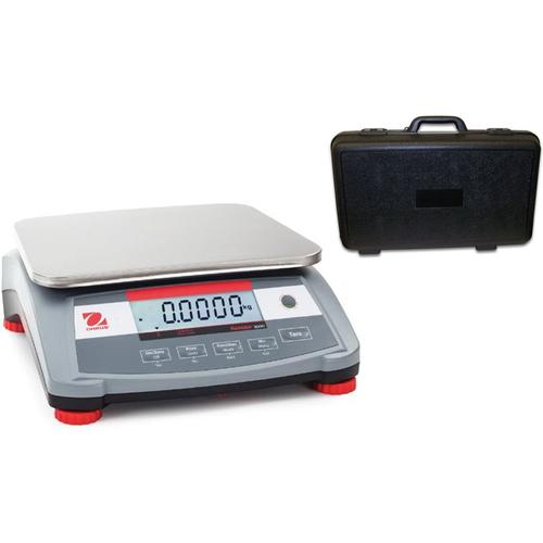 Ohaus Ranger 3000 Compact Bench Scale 3 lb x 0.0001 lb  Legal for Trade 3 lb x 0.001 lb with Carrying Case