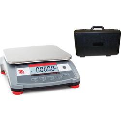 Ohaus Ranger 3000 Compact Bench Scale 60 x 0.002 lb and Legal for Trade 60 x 0.02 lb with Carrying Case