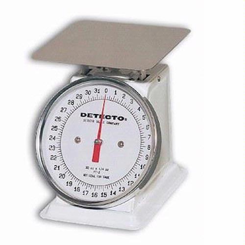 Detecto PT-5-R Petite Top Loading Dial Scale with Rotating Dial, 5 lb x 1/2 oz