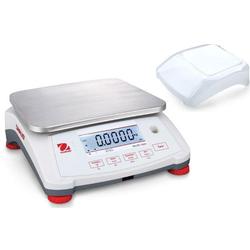 Ohaus Valor 7000 Compact Bench Scale 3 lb x 0.0001 lb and Legal for Trade 3 lb x 0.001 lb with In-Use Cover