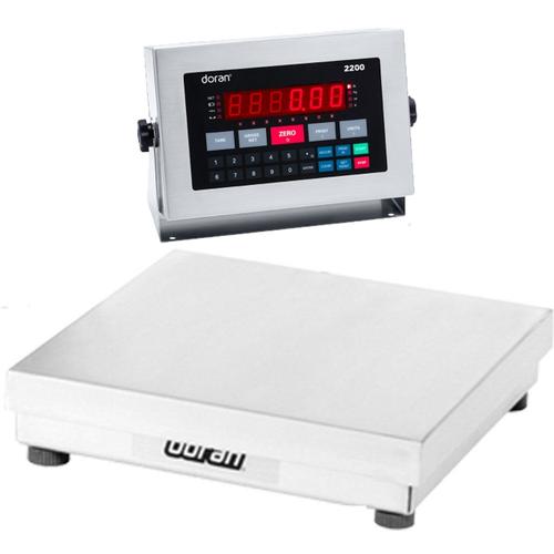 Doran 22025/12 Legal For Trade Washdown Bench Scale with 12 x 12 inch Base 25 x 0.005 lb