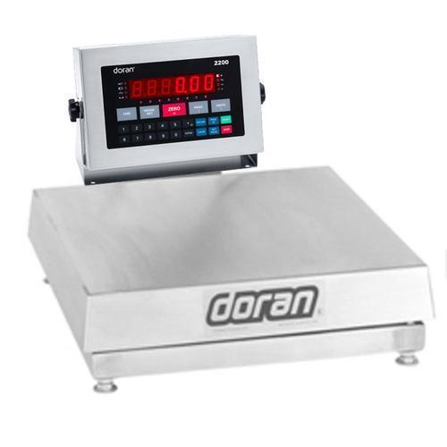 Doran 22050/12-ABR Washdown Bench Scale with 12 x 12 Base and Attachment Bracket 50 x 0.01 lb