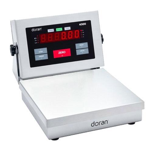 Doran 4305/88-ABR Checkweighing 8 X 8 Legal for Trade Scale With Attachment Bracket 5 x 0.001 lb