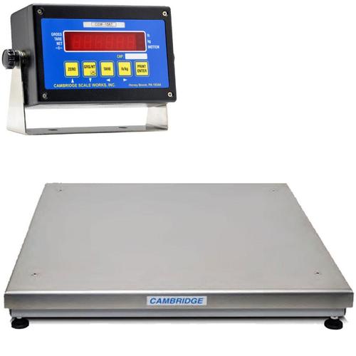 Cambridge PB-10AT-1212-50 Weighfer Low Profile 12 x 12 Bench Scale 50 x 0.01 lb