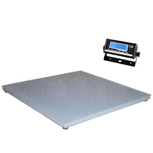 CAS HFS-410-CI100A Legal for Trade Floor Scale, 48 x 48 x 3.5  with CI-100A - 10,000 x 2 lb 