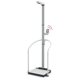 Seca ONSHMIUTNN 654 EMR-Validated Handrail Scale with ID-Display and Digital Ultrasonic Height Measurement - 800 lbs x 0.1 lbs