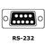 Rice Lake 186830 Cable Assembly, RS-232 Scale to Printer, 6ft, 25-pin D-Sub male to RJ-45 